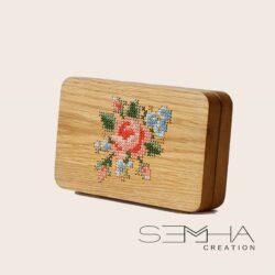 Sac à main en bois - florale – Semha